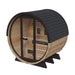 Finnmark Trinity FD-7 4-Person Thermo-Aspen Combination Traditional + Infrared Barrel Sauna | FD-KN007