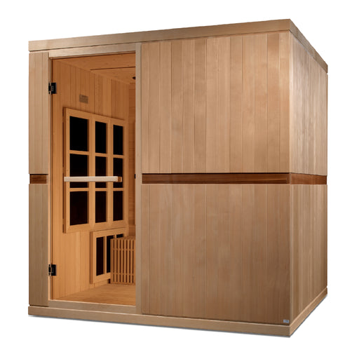 Golden Designs 2025 "Catalonia" 8-Person Near Zero EMF Far Infrared Sauna | GDI-6880-02 Elite