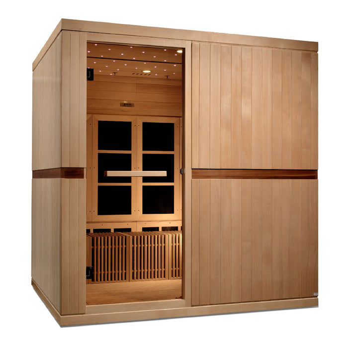 Golden Designs Catalonia 8-person PureTech™ Near Zero EMF FAR Infrared Sauna 1