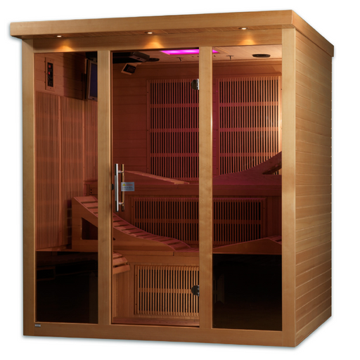 Golden Designs Monaco Elite 6-Person PureTech™ Near Zero EMF Far Infrared Sauna | GDI-6996-01 Elite