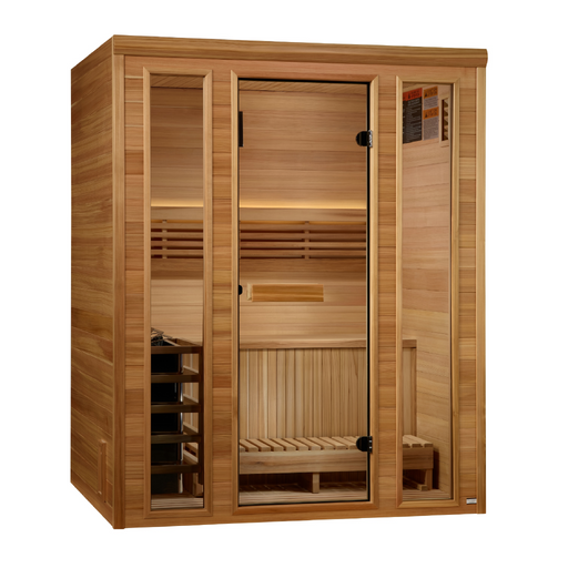 Golden Designs 2025 "Andermatt Edition" 2-3 Person Traditional Steam Sauna 2