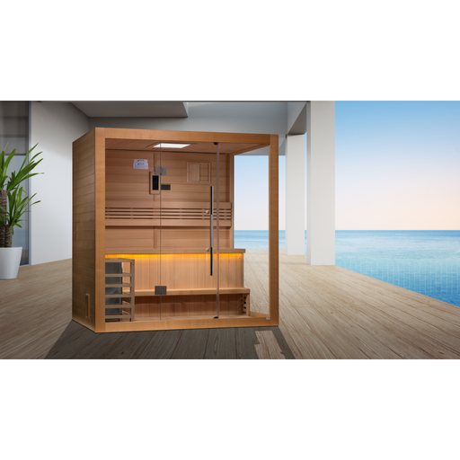 Golden Designs "Forssa Edition" 3 Person Indoor Traditional Sauna 2