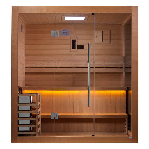 Golden Designs "Forssa" 3-Person Traditional Sauna | GDI-7203-01