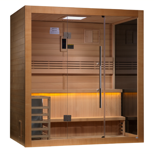 Golden Designs "Forssa Edition" 3 Person Indoor Traditional Sauna 3