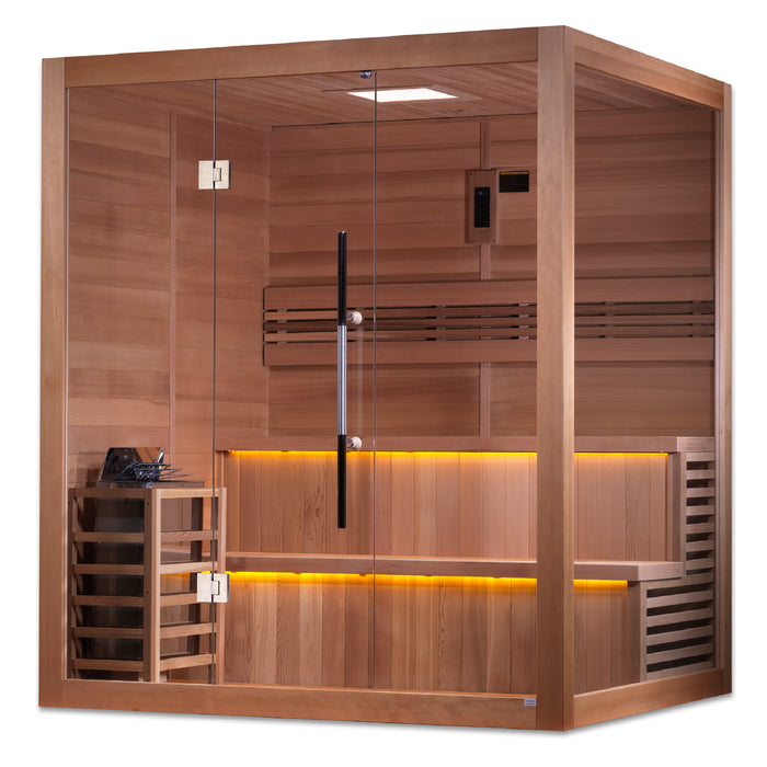 Golden Designs "Kuusamo Edition" 6 Person Indoor Traditional Sauna 4