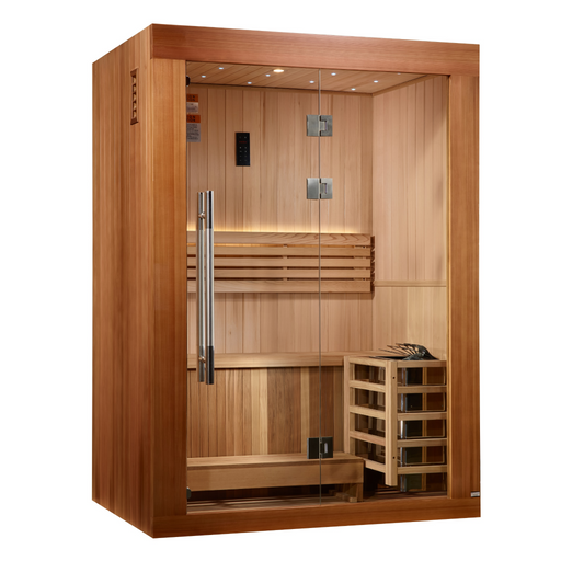 Golden Designs 2025 Updated "Sundsvall Edition" 2 Person Traditional Sauna 2