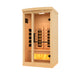 Golden Designs 1-2-Person Full Spectrum PureTech™ Near Zero EMF FAR Infrared Sauna with Himalayan Salt Bar 4