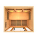 Golden Designs 2-Person Full Spectrum PureTech™ Near Zero EMF FAR Infrared Sauna with Himalayan Salt Bar 5