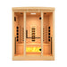 Golden Designs 3-Person Full Spectrum PureTech™ Near Zero EMF FAR Infrared Sauna with Himalayan Salt Bar 1