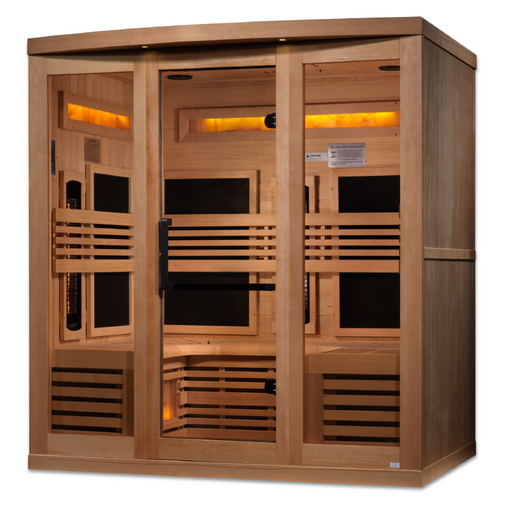 Golden Designs "Reserve Edition" 6-Person Near Zero EMF Full Spectrum with Himalayan Salt Bar | GDI-8260-01