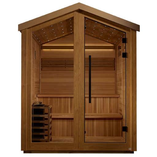 Golden Designs Kaarina 6 Person Outdoor Traditional Sauna 1