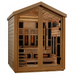 Golden Designs Loviisa 3 Person Hybrid (PureTech™ Full Spectrum IR or Traditional Stove) Outdoor Sauna 2