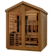 Golden Designs Loviisa 3 Person Hybrid (PureTech™ Full Spectrum IR or Traditional Stove) Outdoor Sauna 3