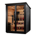 Golden Designs Kaskinen 6-Person Black Barn Hybrid Outdoor Sauna | GDI-8526-04
