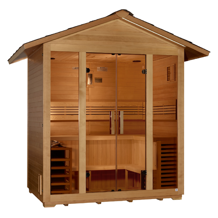 Golden Designs "Vorarlberg" 5 Person Traditional Outdoor Sauna 2