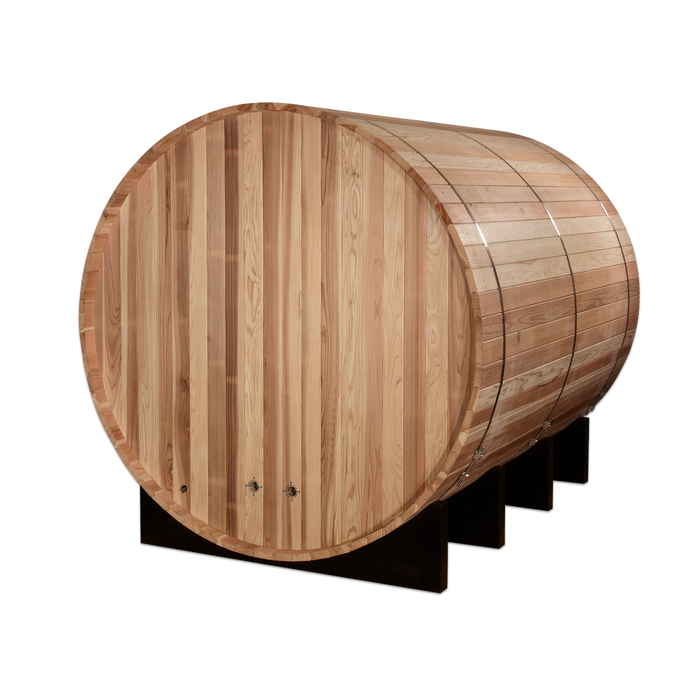 Golden Designs "Klosters" 6 Person Barrel Traditional Sauna 5