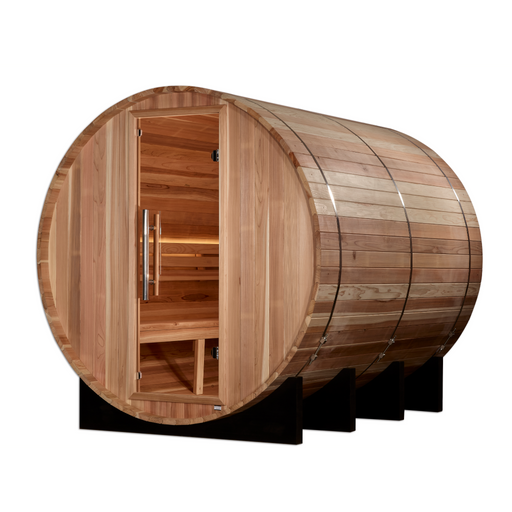 Golden Designs "Klosters" 6-Person Barrel Traditional Sauna | GDI-B006-01