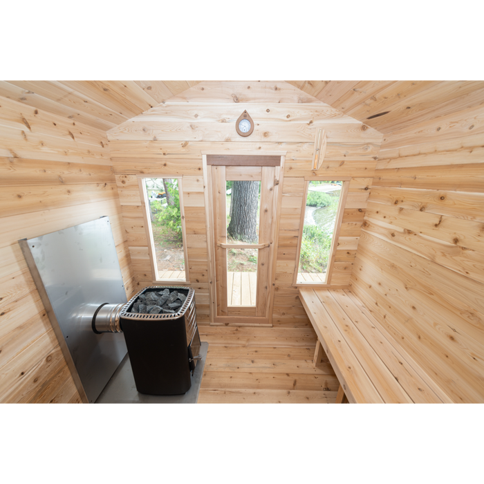 Leisurecraft CT Georgian Cabin Sauna (Heating Option: Electric Heater) 4