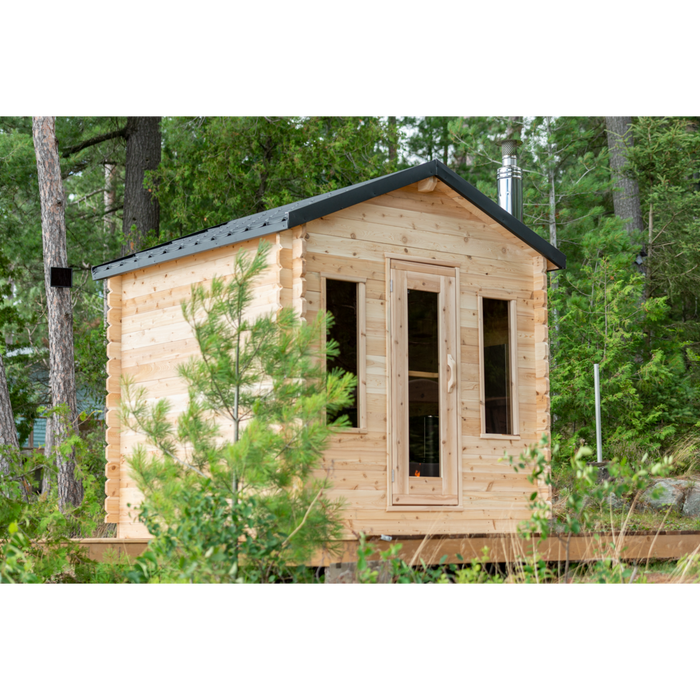 Leisurecraft CT Georgian Cabin Sauna (Heating Option: Electric Heater) 8