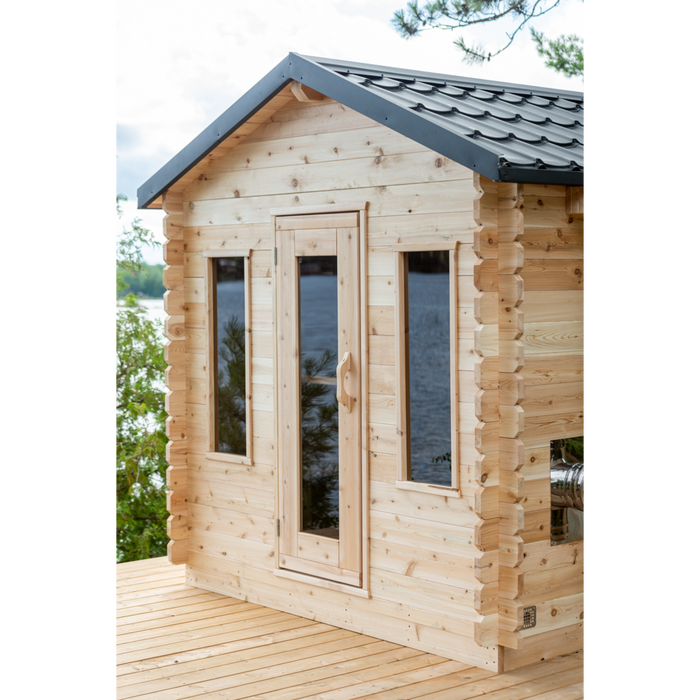 Leisurecraft CT Georgian Cabin Sauna (Heating Option: Electric Heater) 3