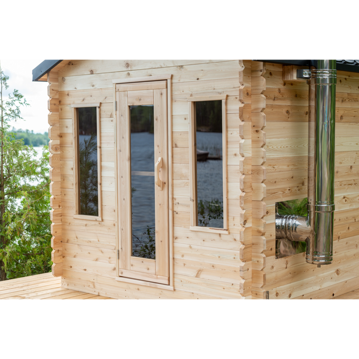 Leisurecraft CT Georgian Cabin Sauna (Heating Option: Electric Heater) 9