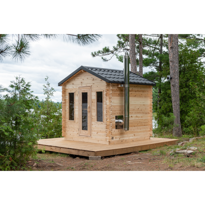 Leisurecraft CT Georgian Cabin Sauna (Heating Option: Electric Heater) 1