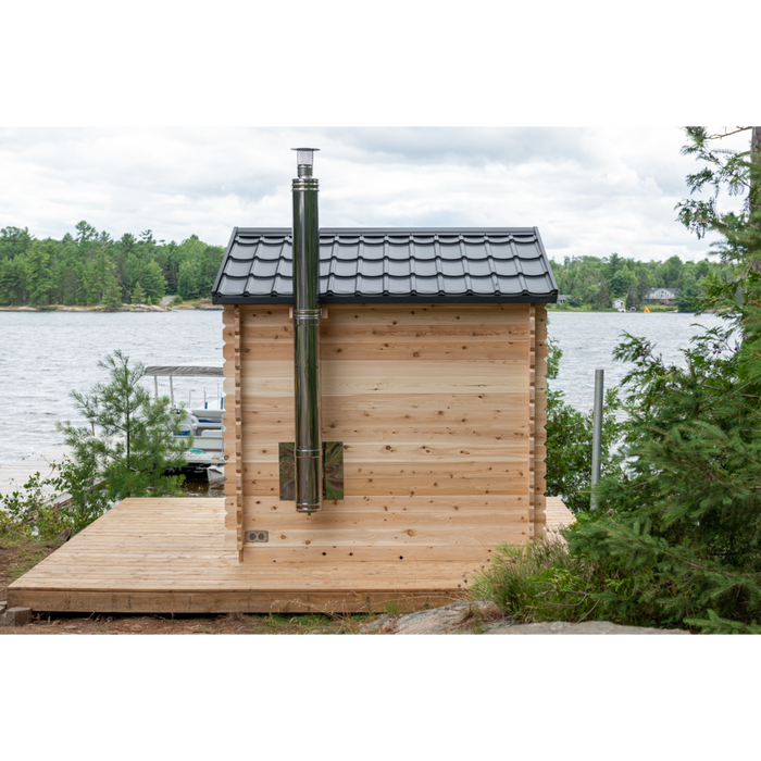 Leisurecraft CT Georgian Cabin Sauna (Heating Option: Electric Heater) 11