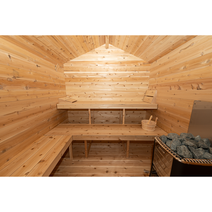 Leisurecraft CT Georgian Cabin Sauna with Changeroom (Heating Option: Electric Heater) 5