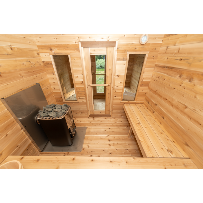 Leisurecraft CT Georgian Cabin Sauna with Changeroom (Heating Option: Electric Heater) 7