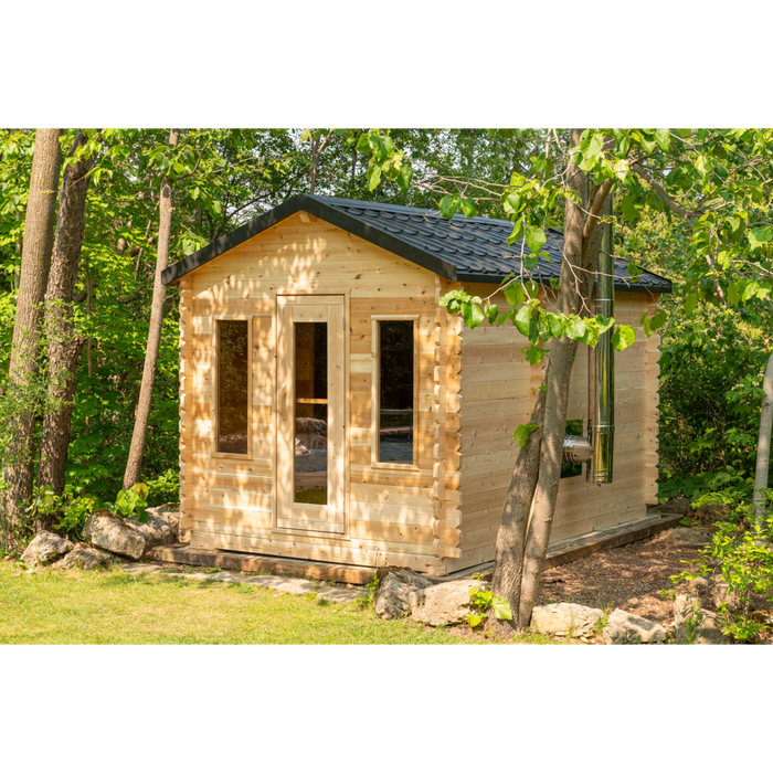 Leisurecraft CT Georgian Cabin Sauna with Changeroom (Heating Option: Electric Heater) 12