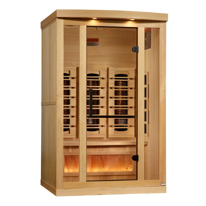 Golden Designs 2025 "Reserve Edition" 2-Person Full Spectrum with Himalayan Salt Bar | GDI-8020-03