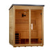 Golden Designs Arlberg 3-Person Traditional Outdoor Sauna - Flat Roof | GDI-8003-01