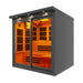 Golden Designs Black Edition 6-Person Near Zero EMF Far Infrared Sauna | GDI-6996-02 Elite-BLK