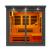 Golden Designs Black Edition 6-Person Near Zero EMF Far Infrared Sauna | GDI-6996-02 Elite-BLK