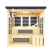 Golden Designs Black Edition 6-Person Near Zero EMF Far Infrared Sauna | GDI-6996-02 Elite-BLK