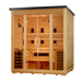 Golden Designs Gargellen 5-Person Hybrid Outdoor Sauna - Flat Roof | GDI-8025-01