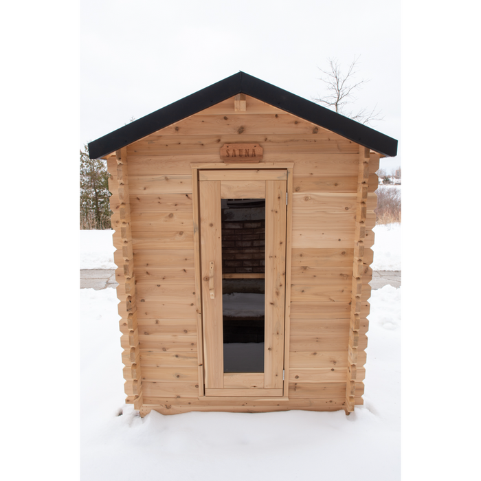 Leisurecraft CT Granby Cabin Sauna (Heating Option: Electric Heater) 1