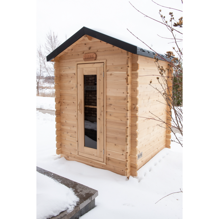 Leisurecraft CT Granby Cabin Sauna (Heating Option: Electric Heater) 10