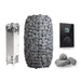 HUUM HIVE Mini Electric Sauna Heater with HIVE Air Tunnel, Sauna Stones, and UKU WiFi Control – Complete Package
