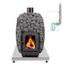 HUUM HIVE Wood 13kW Wood-Burning Stove Package with Chimney Kit - Thru-Wall Backside Connection