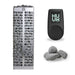 HUUM STEEL Electronic Sauna Heater - Complete Package with Stones and UKU Control