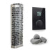 HUUM STEEL Mini 4 3.5kW 240V Electric Sauna Heater with Stones and UKU WiFi Control - Complete Package