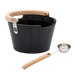HUUM TASA Bucket & Ladle — Black