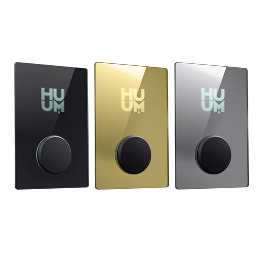 HUUM UKU GLASS Wi-Fi Sauna Controller Black Gold Mirror