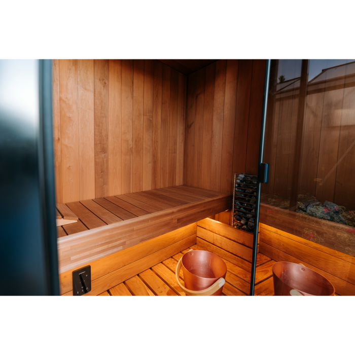 Haljas Hele Nano 2-Person Traditional Outdoor Sauna