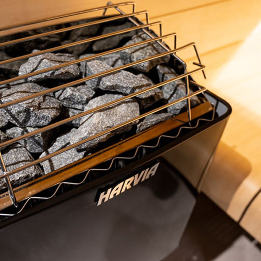 Harvia 240V Electric Sauna Heater, Black | KIP60W, KIP80W | JH60W2401M, JH80W2401MI