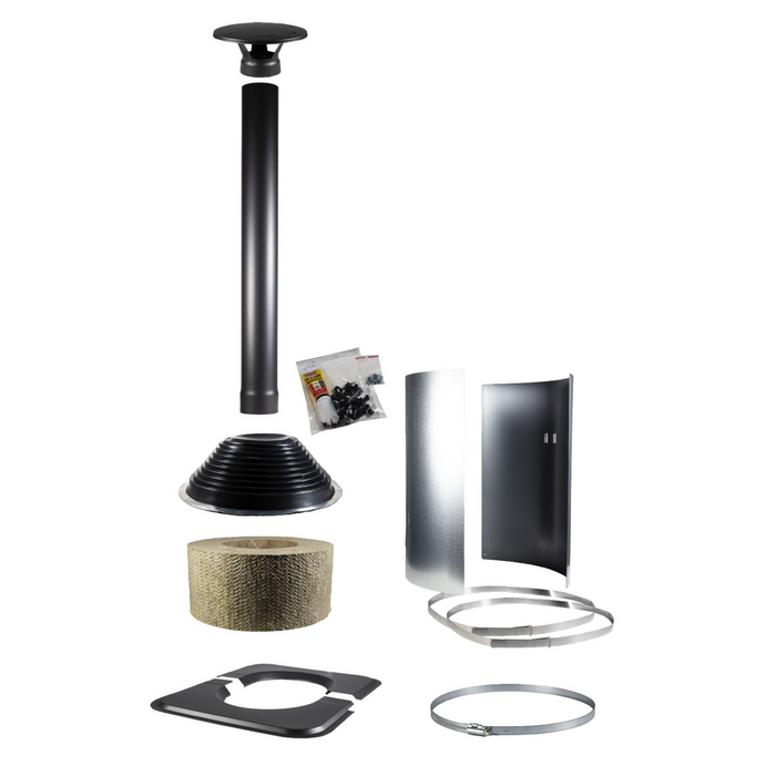 Harvia Black Chimney Symmetric Accessory Kit | WHP-ASSYMM