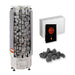 Harvia Cilindro PC60E 6kW 240V Electric Sauna Heater Package w/ Fenix WiFi Control and Stones