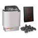 Harvia KIP Electric Sauna Heater Package w/ Xenio WiFi Control and Stones (240V/208V) KIP45W/KIP60W/KIP80W