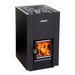 Harvia Linear 18 Compact Black 14.3kW Wood-Burning Sauna Stove | WKLI18CPTM